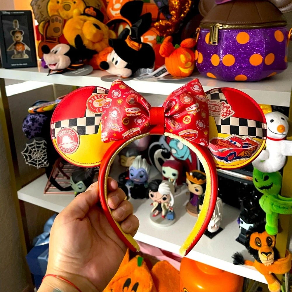 Disney Parks California Adventures Lightning McQueen Ears - Picture 2 of 5